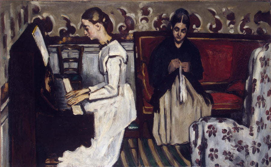 Piyanoda Genç Kız - Paul Cézanne