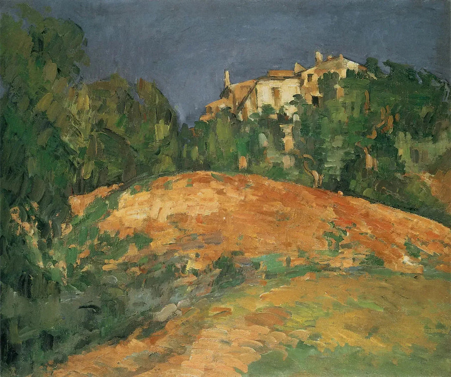 Tepe üzerindeki Bellevue Evi - Paul Cézanne