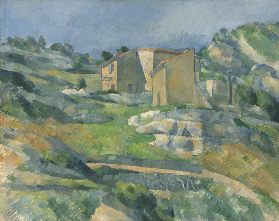 Provence'deki Evler: Estaques yakınlarındaki Riaux Vadisi - Paul Cézanne