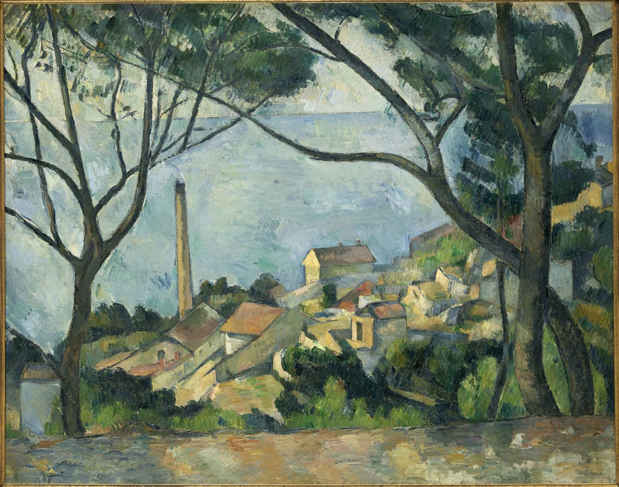 Estaque'de Deniz - Paul Cézanne