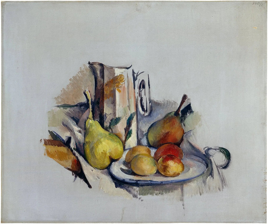 Çömlekli Natürmort - Paul Cézanne