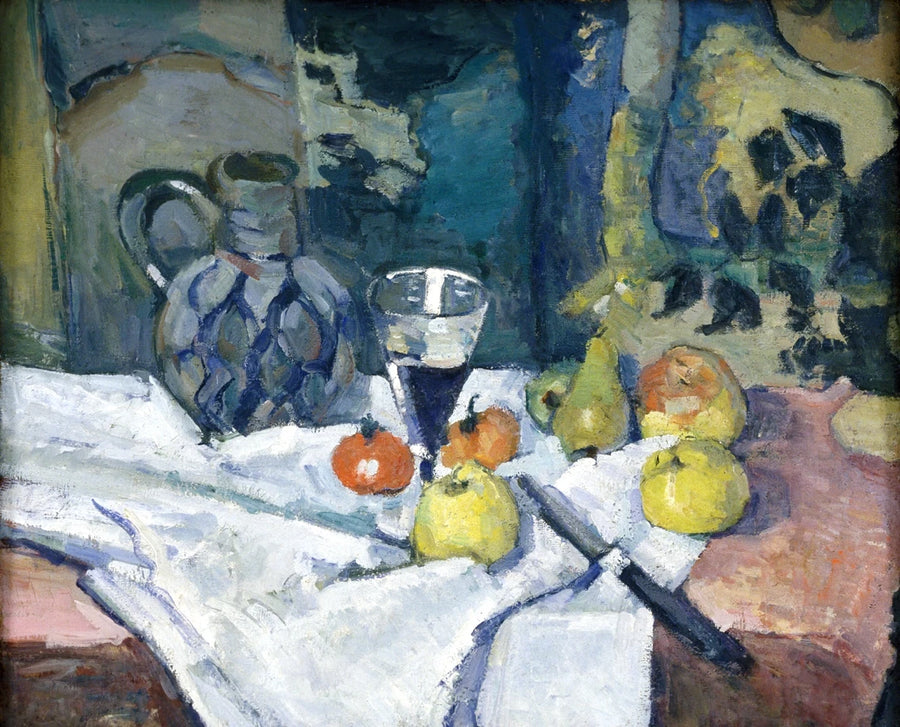 Çömlek testiği ile Natürmort - Paul Cézanne