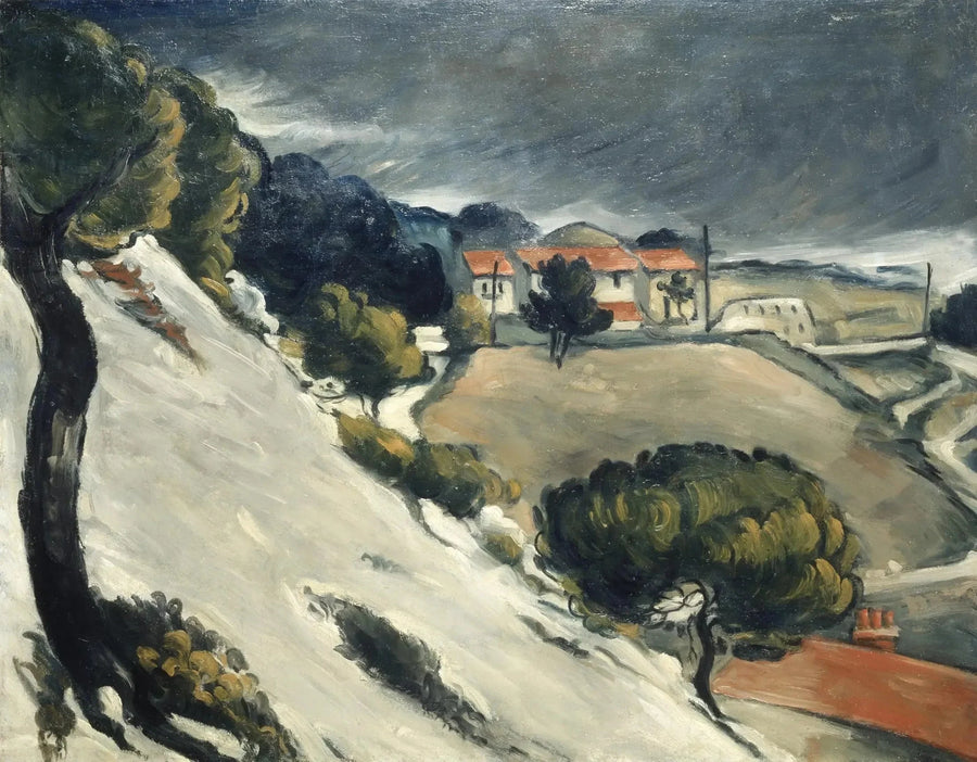 Estaque'de Eriyen Kar - Paul Cézanne
