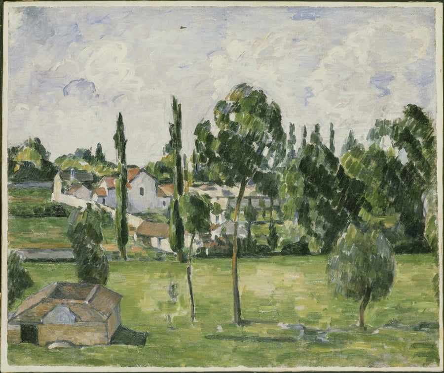 Su Yolu Manzarası - Paul Cézanne