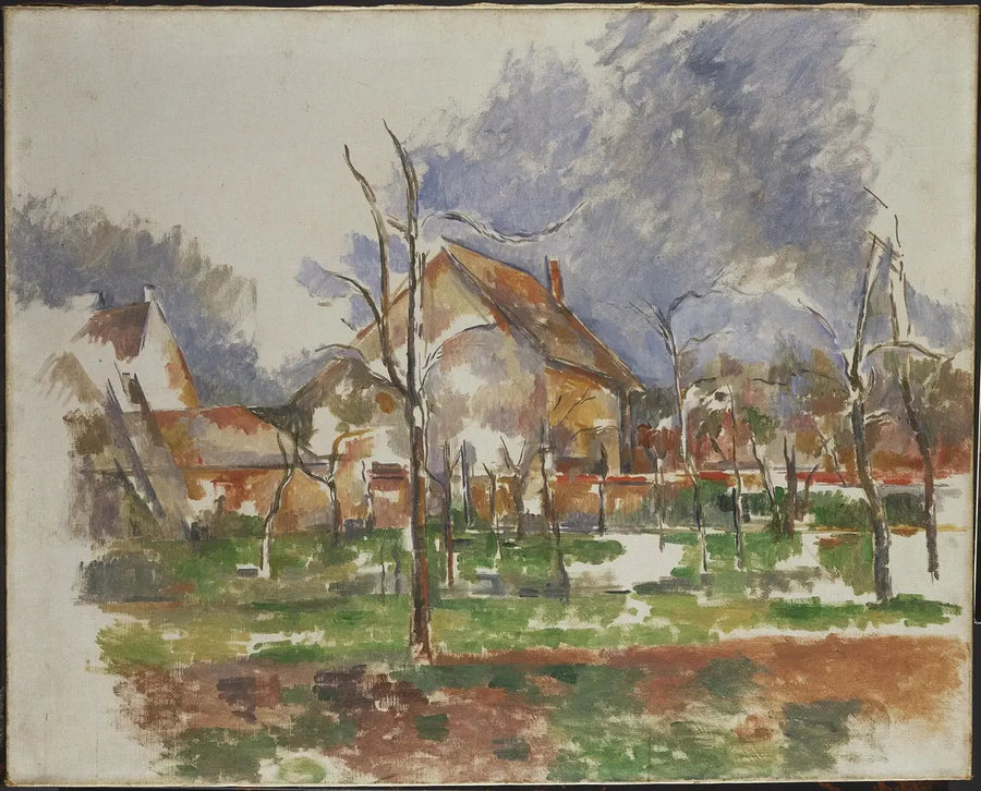 Kış Manzarası (Giverny) - Paul Cézanne