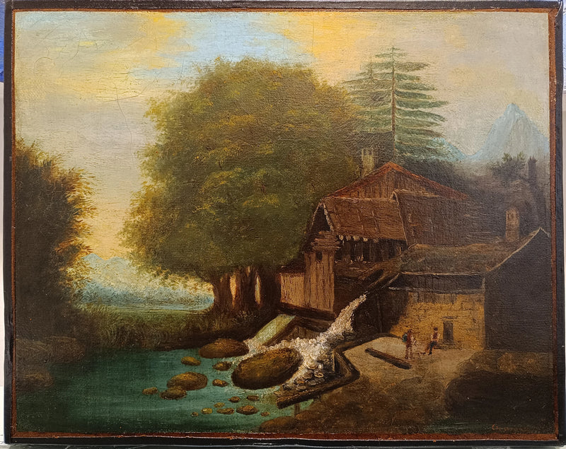 Değirmenli Manzara - Paul Cézanne