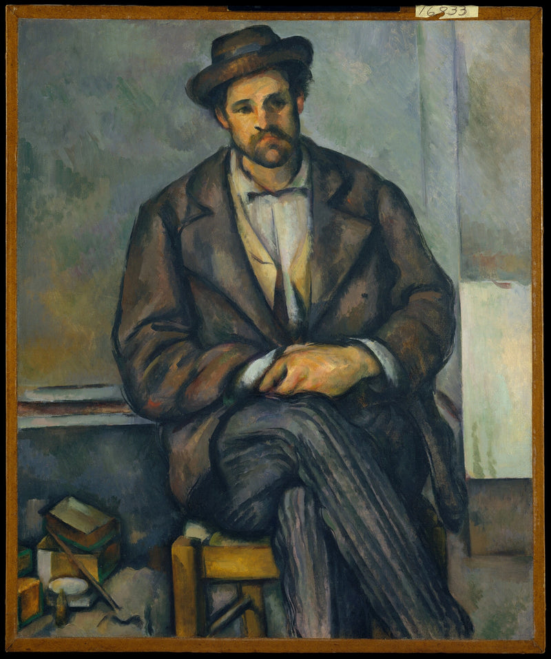 Oturan çiftçi - Paul Cézanne