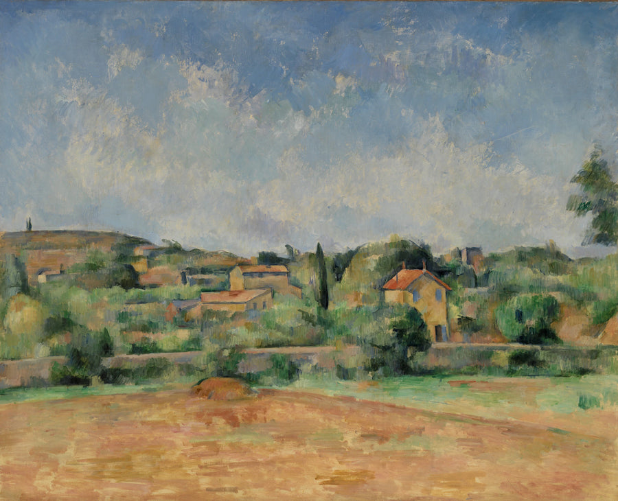 Bellevue Ovası, ayrıca Kızıl Topraklar olarak da bilinir - Paul Cézanne