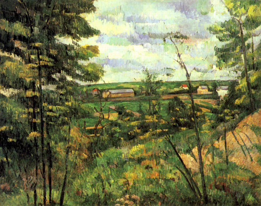 Chou Ocaklarından Görünüm Saint-Ouen-l'Aumône Ovası - Paul Cézanne