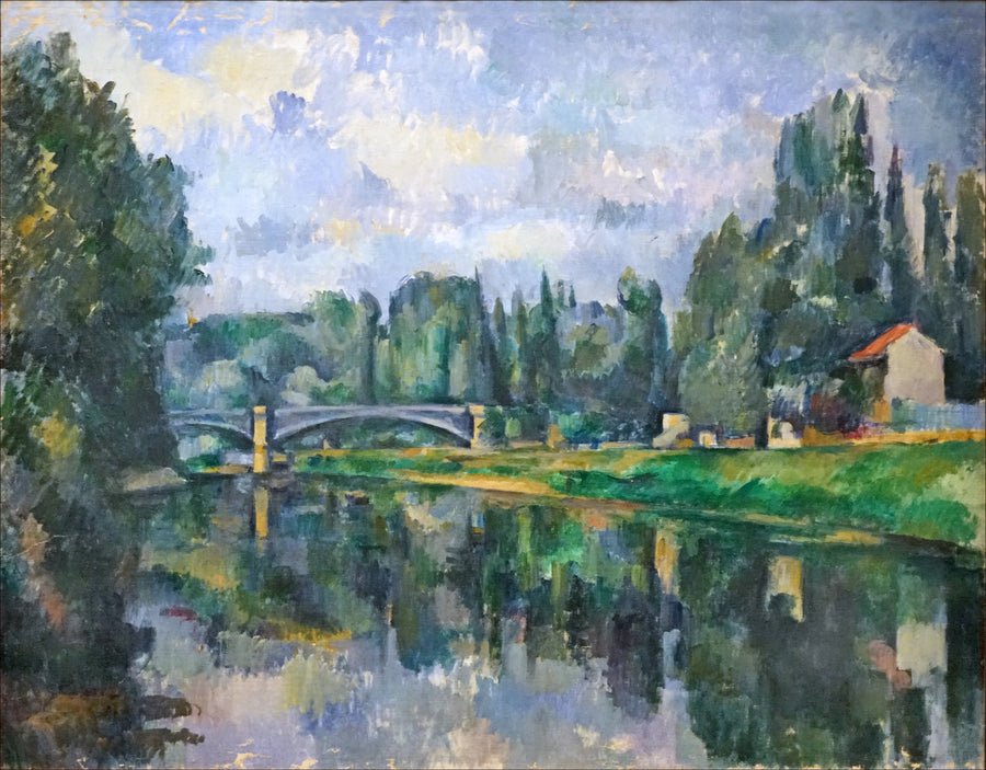 Créteil'deki Marne Köprüsü - Paul Cézanne