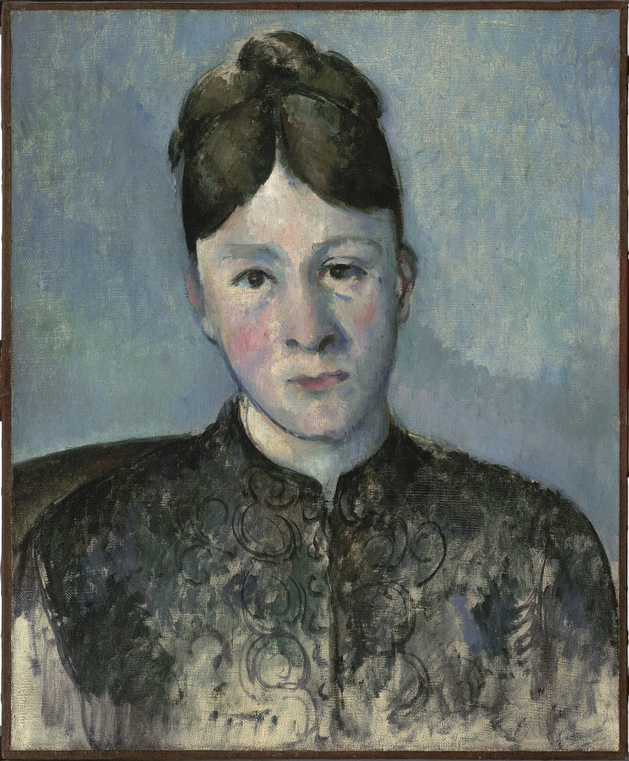 Madame Cézanne'in Portresi - Paul Cézanne