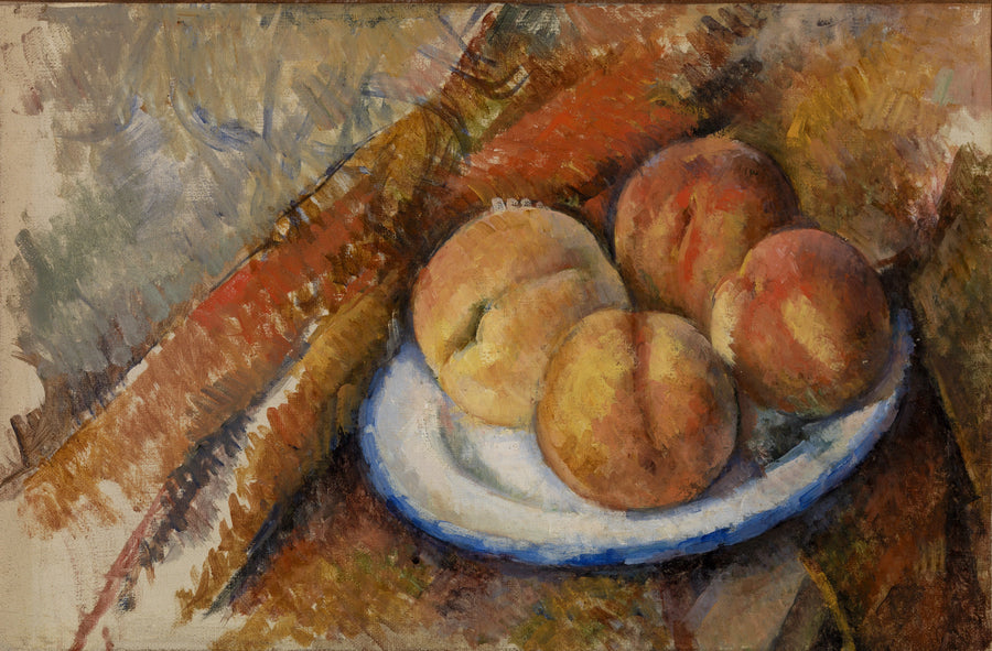Bir tabakta dört şeftali - Paul Cézanne