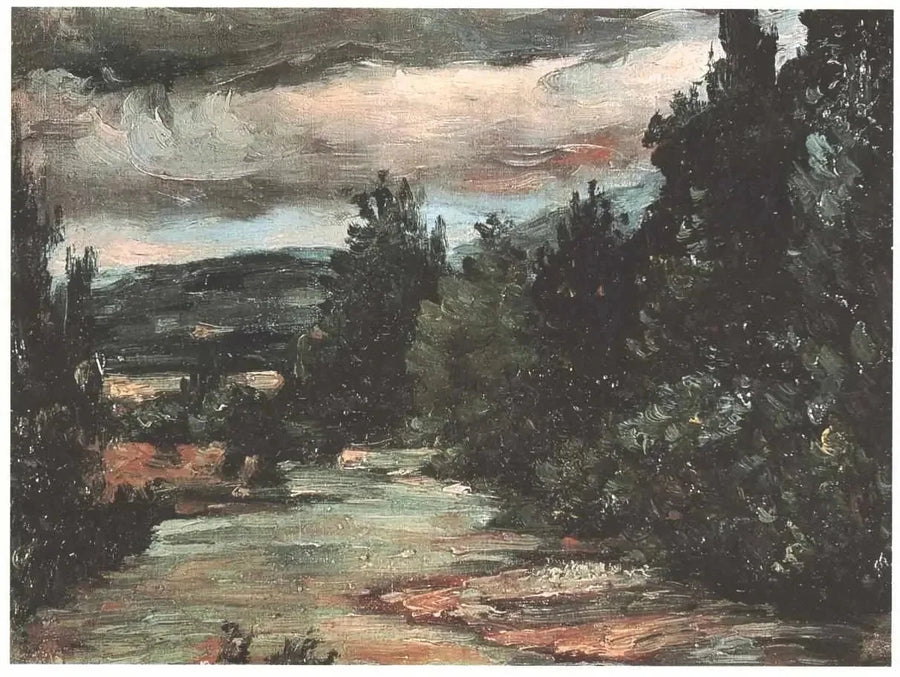 Düzlükteki Nehir - Paul Cézanne