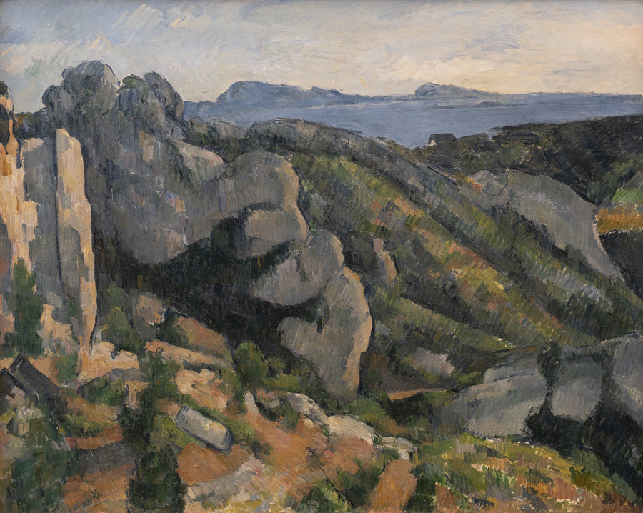 Estaque'deki Kayalar - Paul Cézanne
