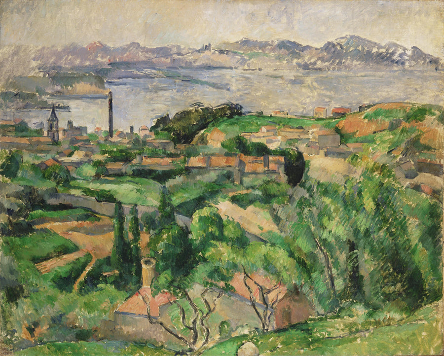Saint-Henri ve Marsilya Körfezi - Paul Cézanne
