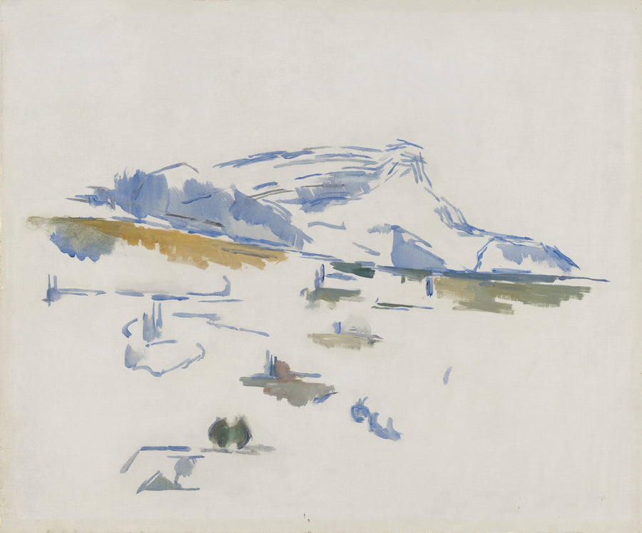 Lauves'tan Görülen Sainte-Victoire Dağı - Paul Cézanne