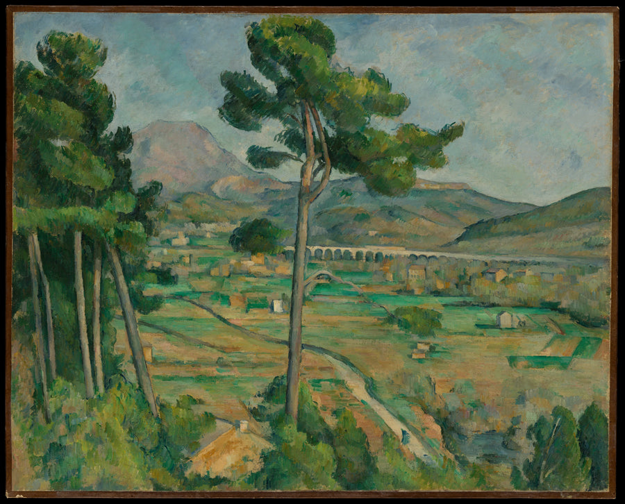 Montbriand'dan Sainte-Victoire Dağı manzarası - Paul Cézanne