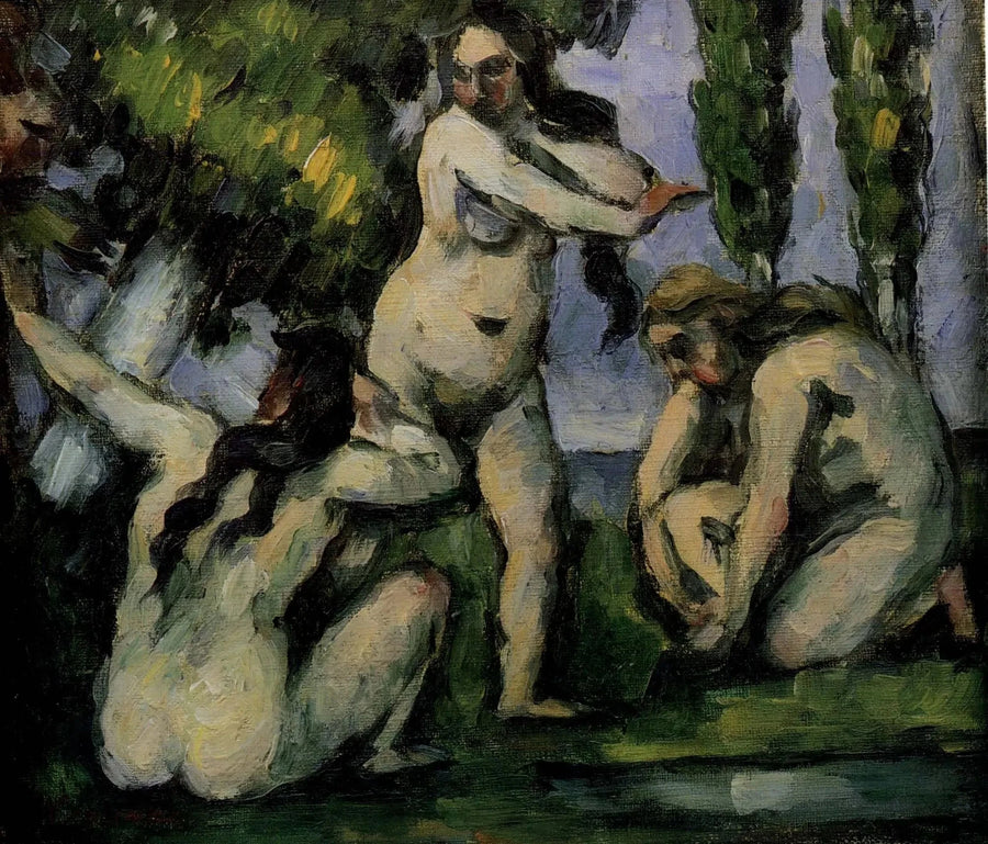 Üç Banyo Yapan Kadın - Paul Cézanne