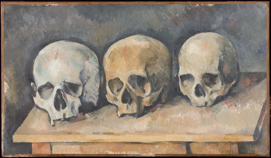 Üç Kafatası - Paul Cézanne
