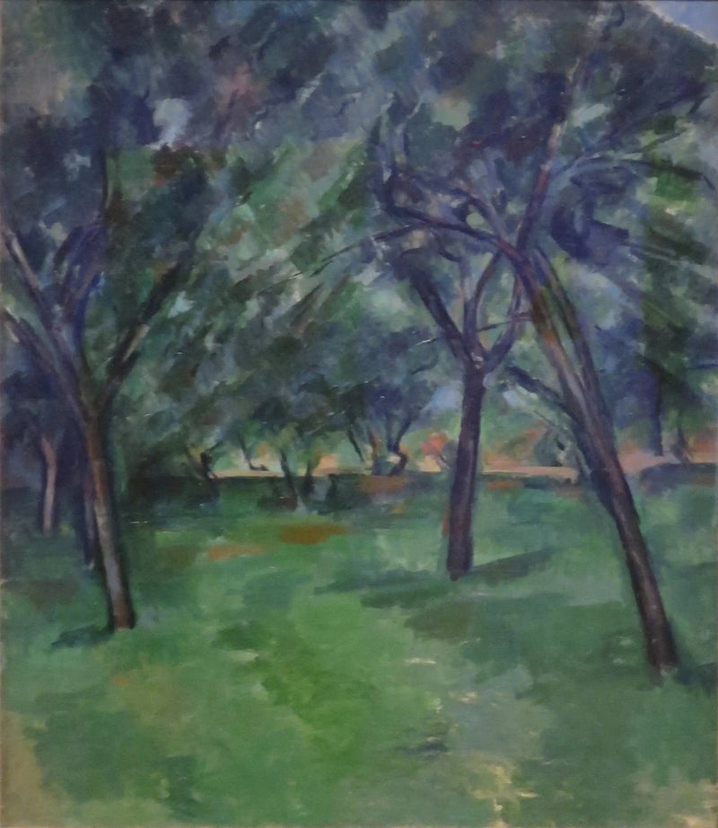 Bir bahçe - Paul Cézanne