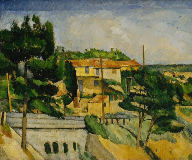 Estaque'deki Viyadük - Paul Cézanne