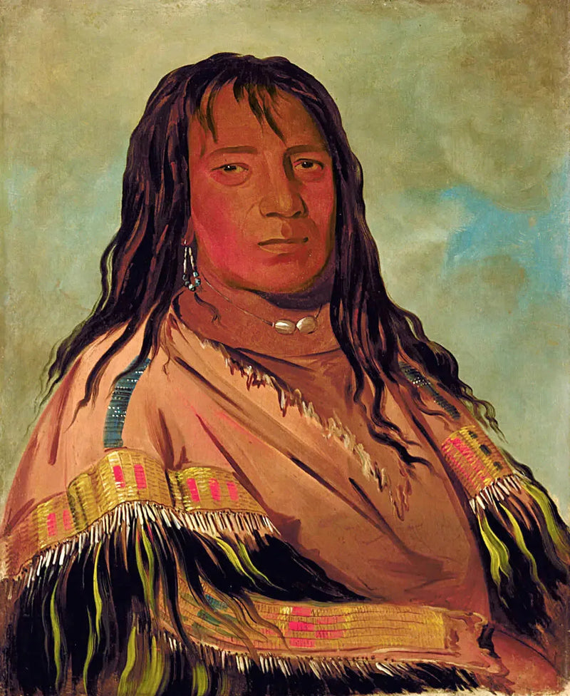 Chá-tee-wah-née-che, Sans Cœur, Wah-ne-watch-to-nee-nah Çete Lideri - George Catlin