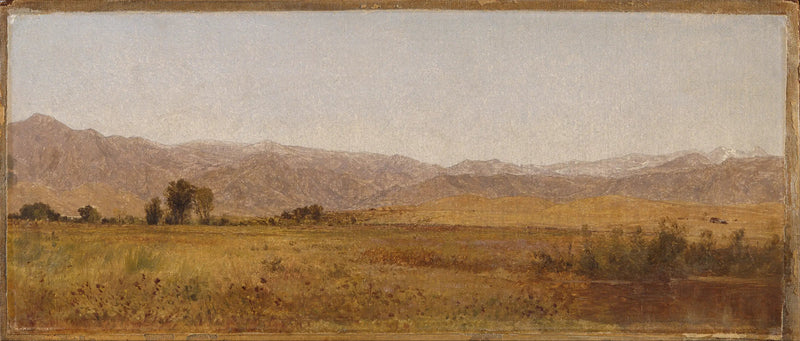 Karlarla kaplı zincir ve Valmo vadisi sırtları - John Frederick Kensett