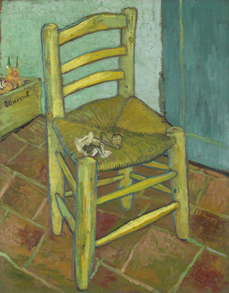 Vincent'in Pipo ile Sandalyesi - Vincent van Gogh