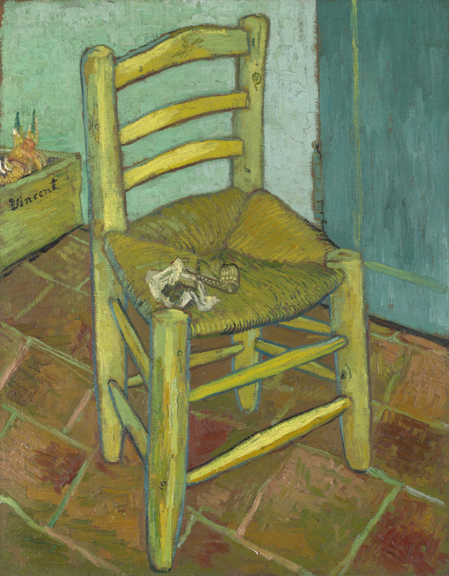 Vincent'in Pipo ile Sandalyesi - Vincent van Gogh