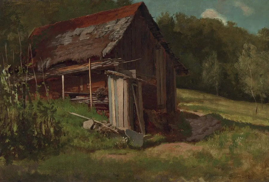 İsviçre Dağ Evi - Albert Bierstadt