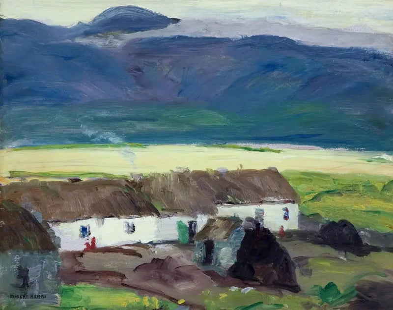 Chalets, Achill Adası, Mayo İlçesi - Robert Henri