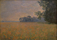 Haşhaş yulaf tarlası W1258 - Claude Monet