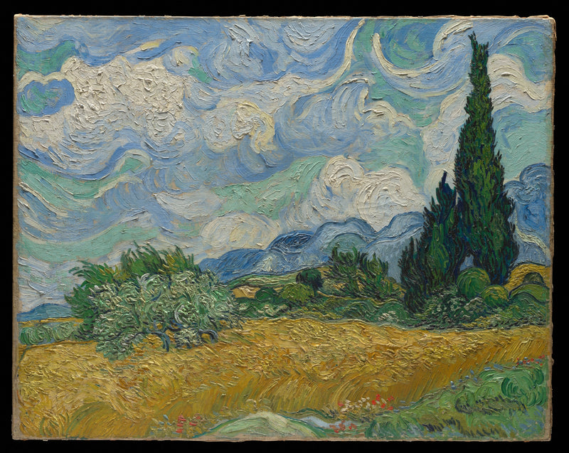 Altın Buğdaylar Arasında Servi - Vincent van Gogh
