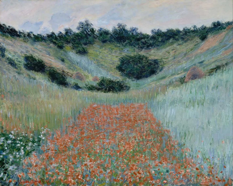 İçi boş bir W1000'deki haşhaş tarlası - Claude Monet