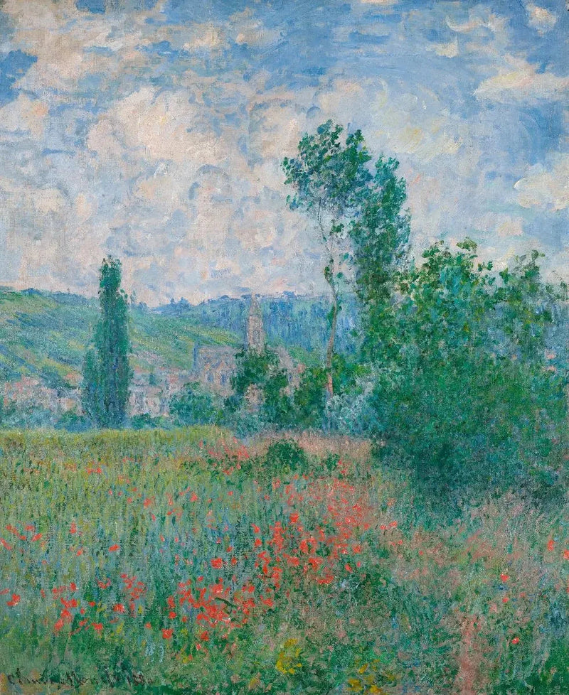 Haşhaş tarlası W593 - Claude Monet