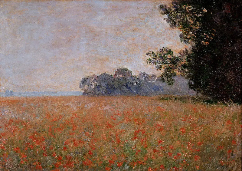 Kabuklu Yulaf Tarlası - Claude Monet