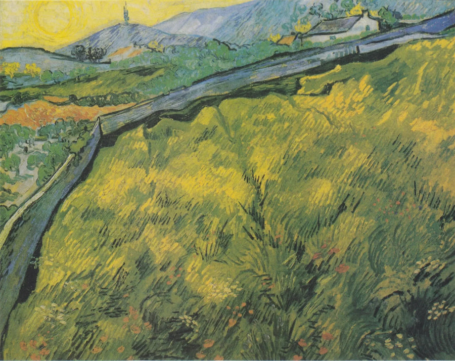 Gündoğumunda bahar buğday tarlası - Vincent van Gogh
