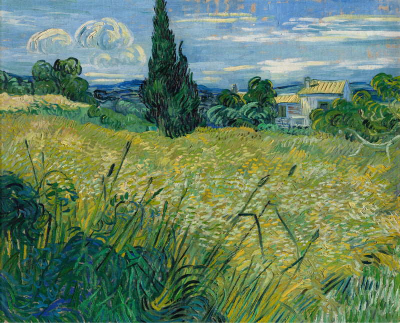 Yeşil Buğday Tarlası ve Servi - Vincent van Gogh