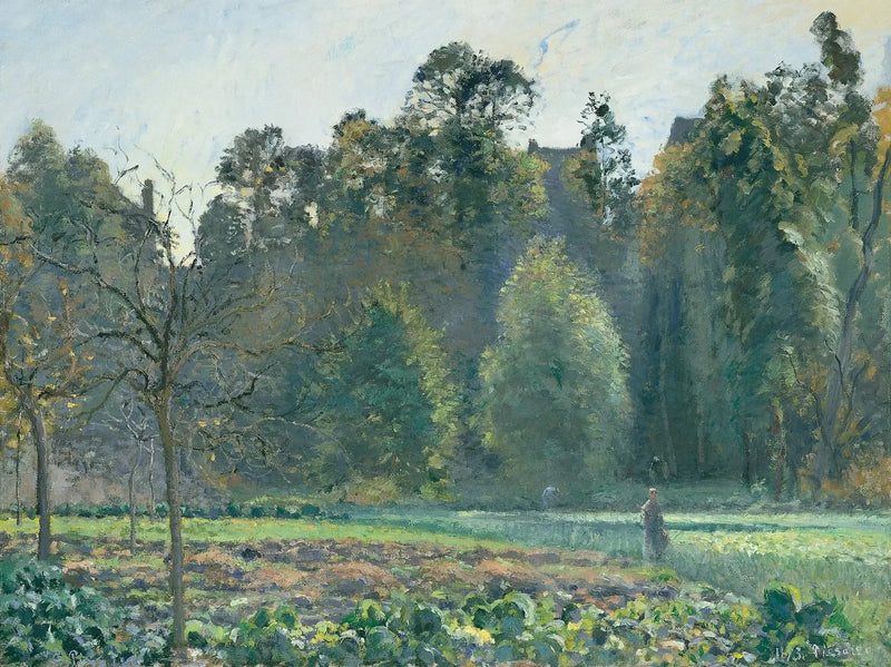 Lahana Tarlası, Pontoise - Camille Pissarro