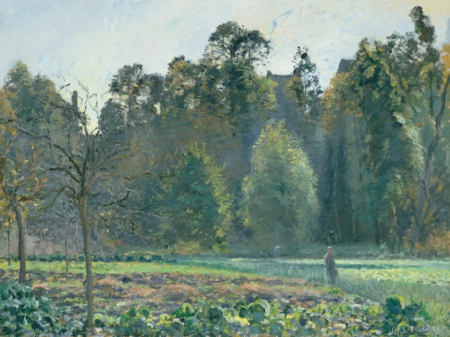 Lahana Tarlası, Pontoise - Camille Pissarro