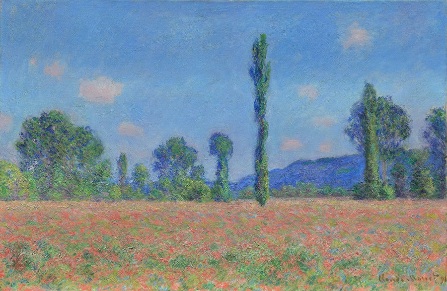 Giverny'de Gelincik Tarlası - Claude Monet