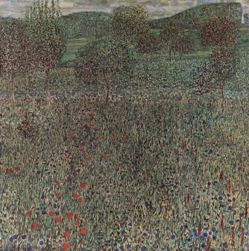 Çiçek Açan Alan - Gustav Klimt