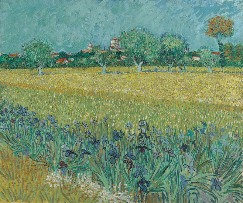 İrisli Buğday Tarlası - Vincent van Gogh