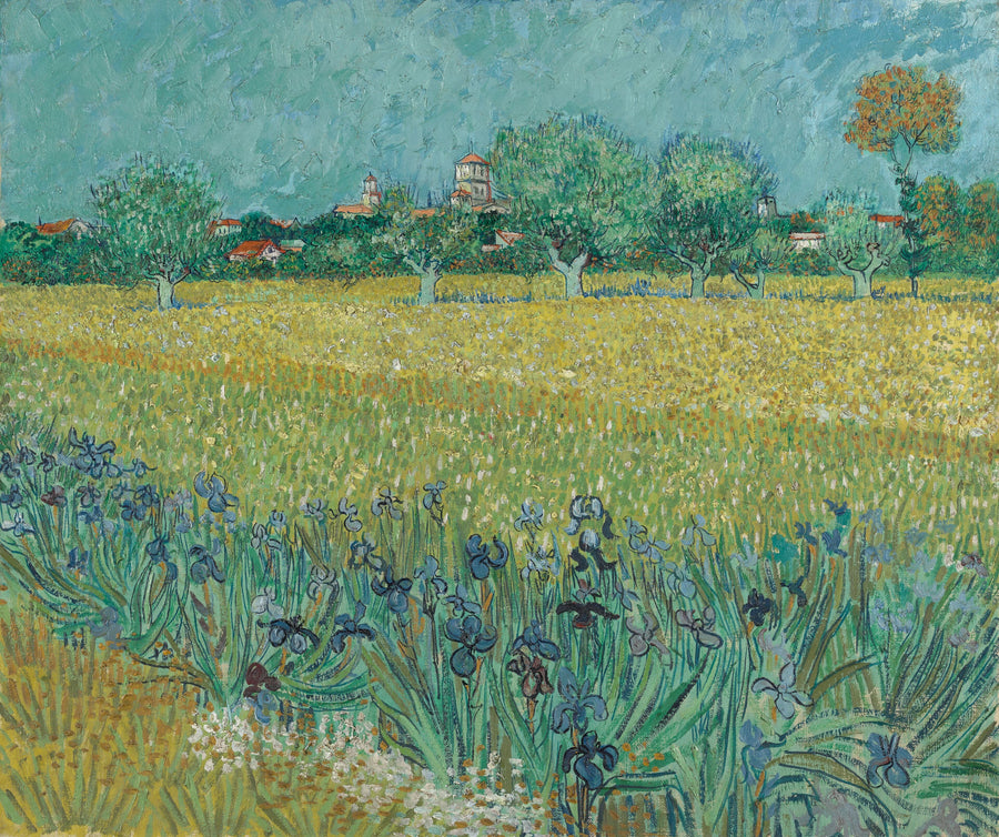 İrisli Buğday Tarlası - Vincent van Gogh
