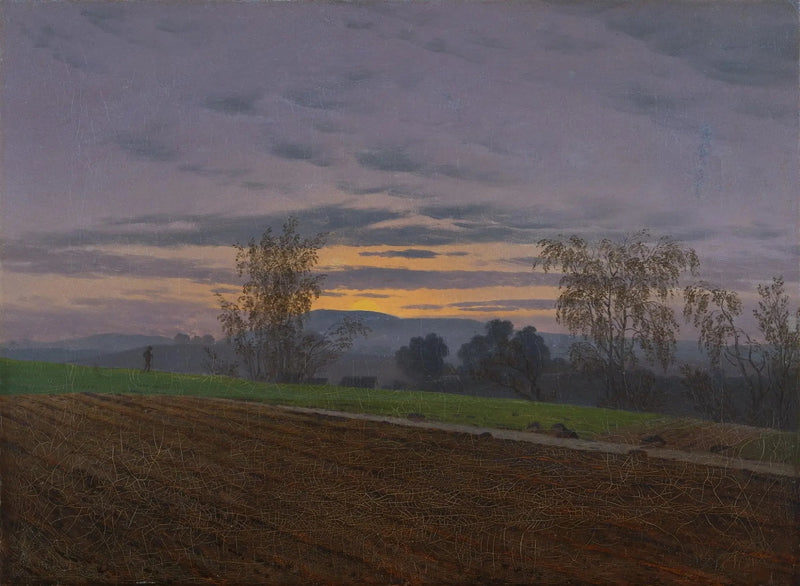 İşlenmiş Tarla - Caspar David Friedrich