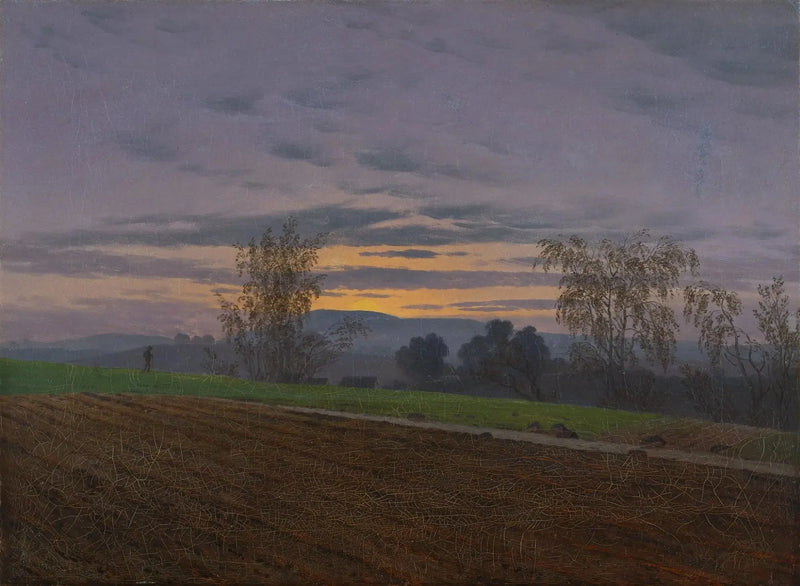 İşlenmiş Tarla - Caspar David Friedrich
