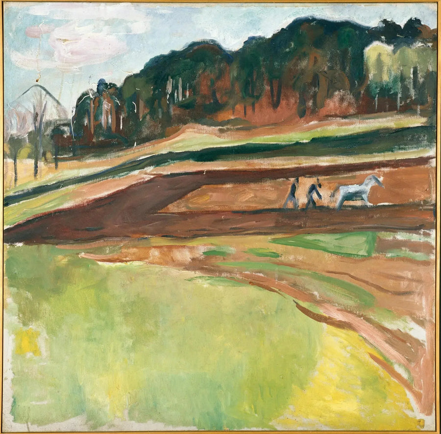 işlenmiş tarla - Edvard Munch