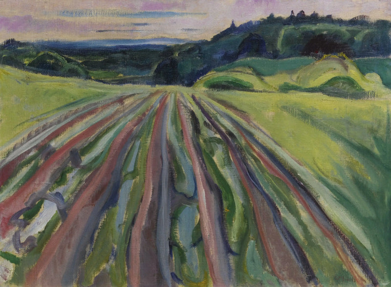 işlenmiş tarla - Edvard Munch
