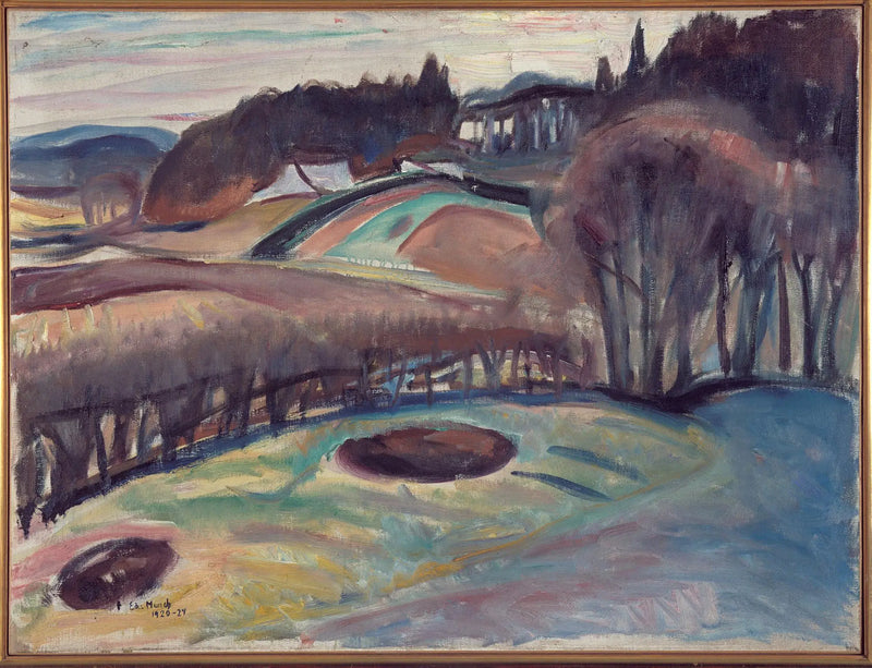 Bahar'da Tarlalar - Edvard Munch