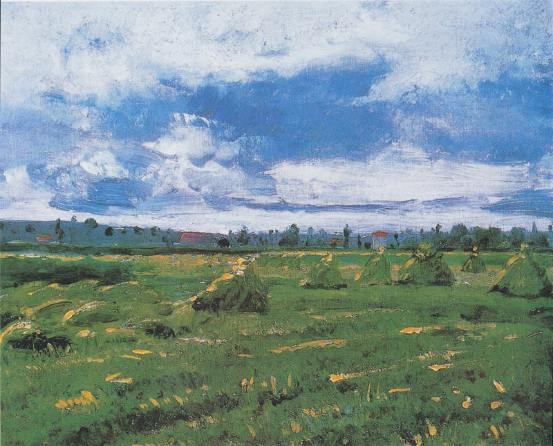 Buğday tarlası ve saman balyaları - Vincent van Gogh